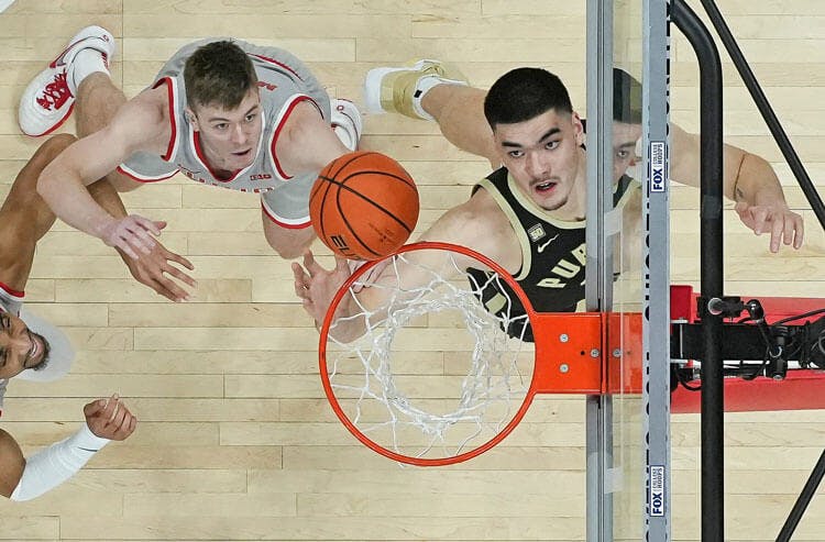 Zach Edey Purdue Boilermakers Big Ten college basketball