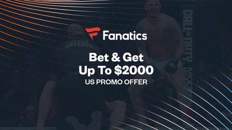 Get up to $2,000 FanCash with Fanatics Sportsbook promo code for UFC 321 Aspinall vs Gane. No code needed for new users.