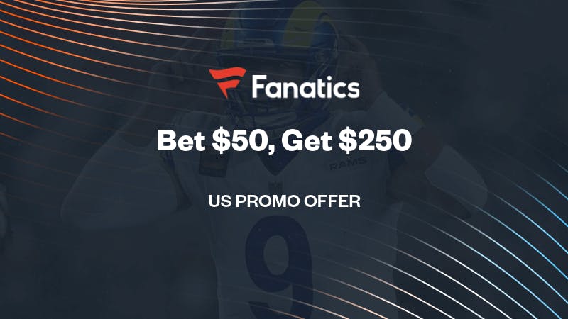 Fanatics Sportsbook Promo for 49ers vs Rams