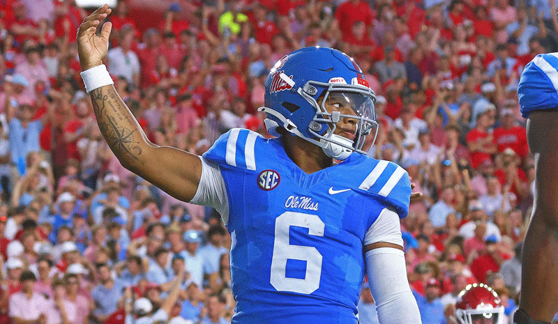 Trinidad Chambliss Mississippi Rebels NCAA College Football