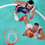 Devin Booker USA Nikola Jokic Serbia Olympics Men's Basketball