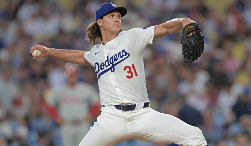 Tyler Glasnow Los Angeles Dodgers MLB