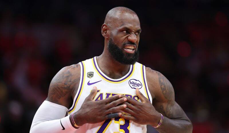 Los Angeles Lakers forward LeBron James.