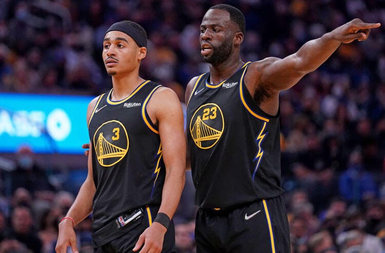 Jordan Poole Draymond Green Golden State Warriors NBA