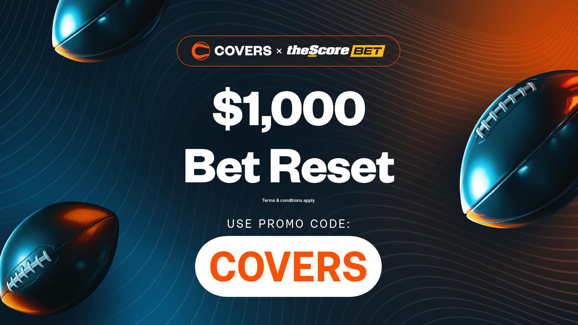 theScoreBet Promo Code COVERS: Get up to $1,000 Bet Reset for Giants vs. Rams Monday Night Football