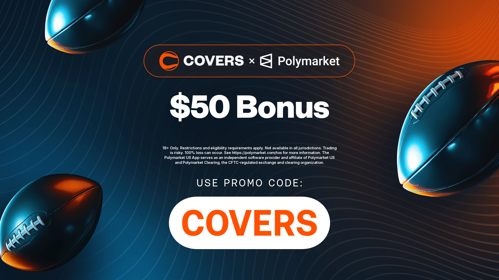 Get a $50 Bonus With Polymarket Promo Code COVERS.