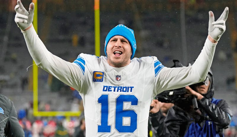 Jared Goff Detroit Lions NFL Sunday Night Football.