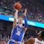 Duke Blue Devils star Kyle Filipowski in NCAAB action.