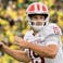 Indiana Hoosiers quarterback Fernando Mendoza (15) prepares to throw the ball against the Oregon Ducks.