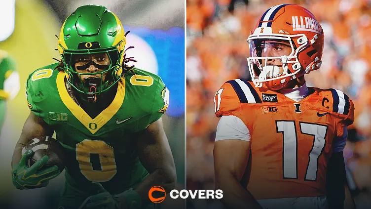 Oregon vs Illinois Prediction, Picks & Odds: College Football Week 8