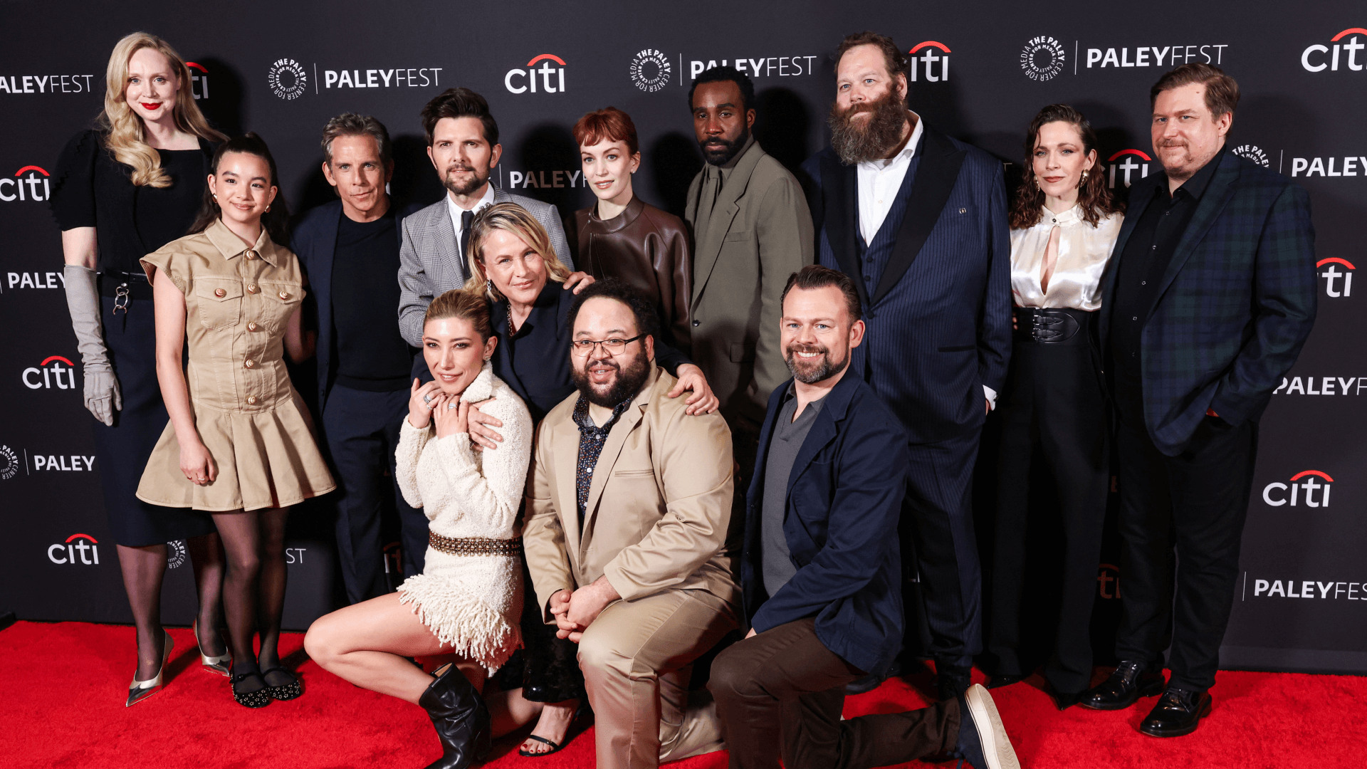 Gwendoline Christie, Sarah Bock, Ben Stiller, Dichen Lachman, Adam Scott, Patricia Arquette, Zach Cherry, Britt Lower, Tramell Tillman, Dan Erickson, Olafur Darri Olafsson, Jen Tullock and Michael Chernus arrive at the 2025 PaleyFest LA .