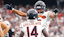 Chicago Bears wide receiver Rome Odunze (15) celebrates a two point conversion during the second half against the Las Vegas Raiders at Allegiant Stadium.