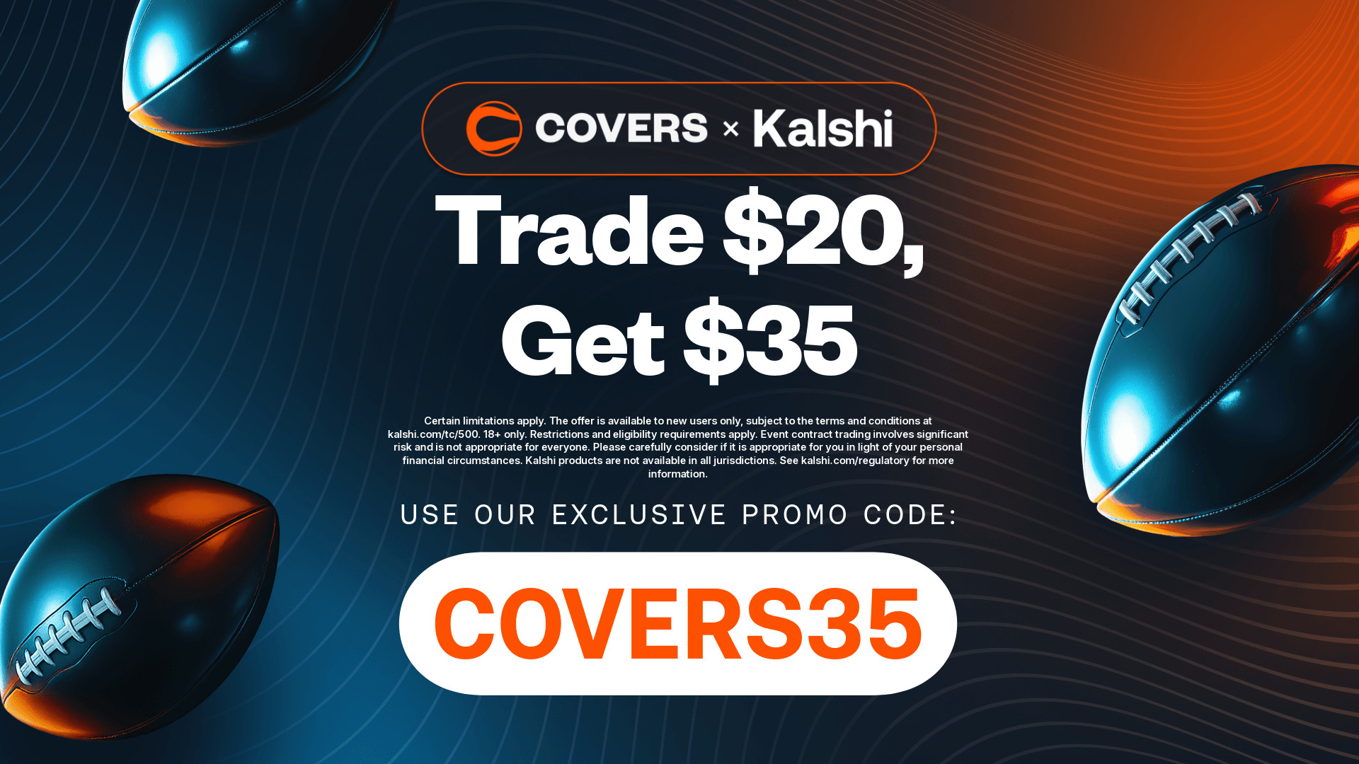 Covers - Use Kalshi promo code COVERS35.