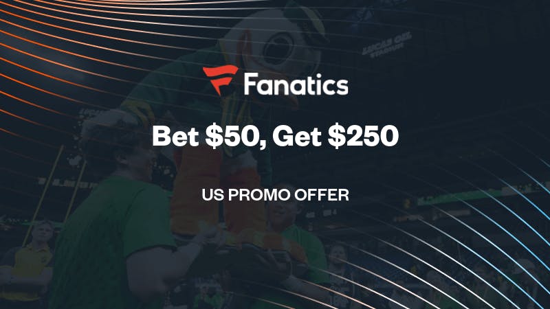Fanatics Sportsbook Promo for Oregon vs Penn State