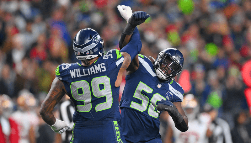 Leonard Williams Derick Hall Seattle Seahawks NFL
