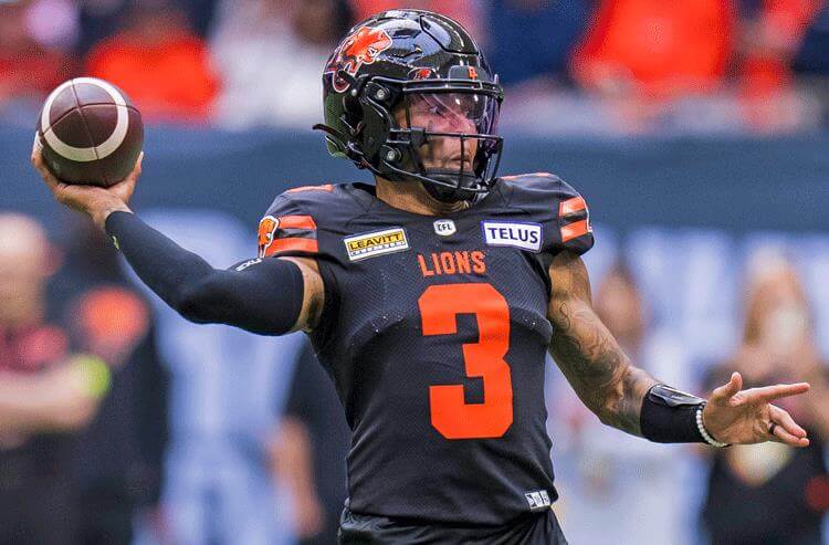 B.C. Lions' QB Vernon Adams Jr. named CFL's top performer for Week