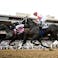 Straight No Chaser ridden by John Velazquez wins the Sprint race ahead of Bentornato ridden by Luis Saez 2024 Breeders' Cup Championship at Del Mar Thoroughbred Club. Denis Poroy-Imagn Images
