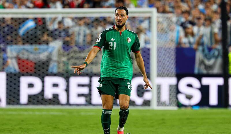 Algeria Ramy Bensebaini.