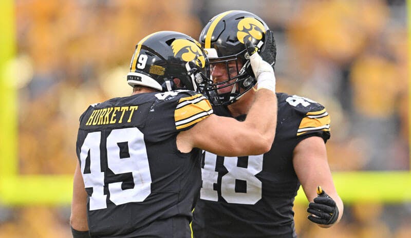 Ethan Hurkett Iowa Hawkeyes NCAAF