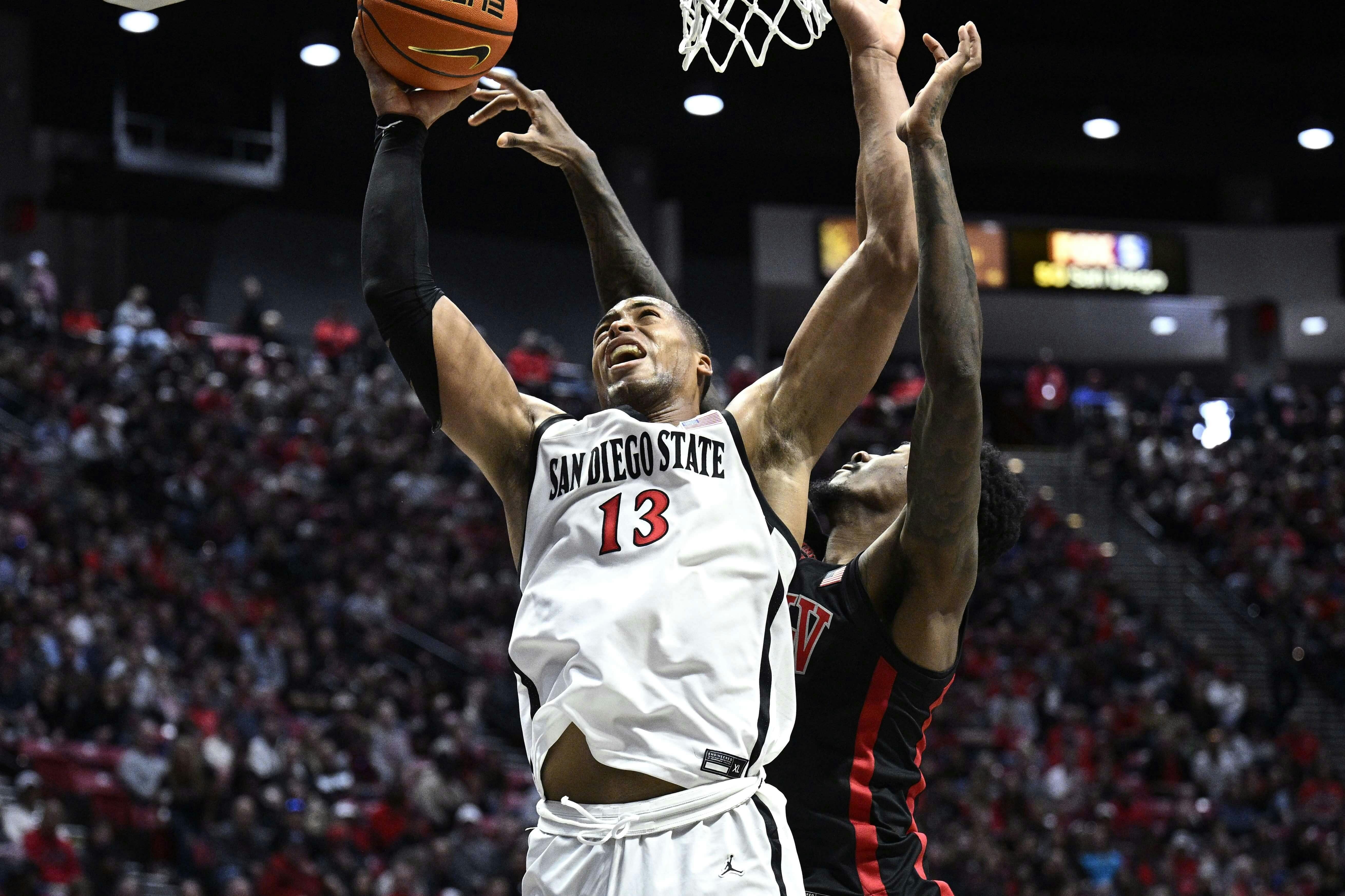 San Diego State Aztecs NCAAM Jaedon LeDee