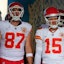 Patrick Mahomes Travis Kelce Kansas City Chiefs NFL
