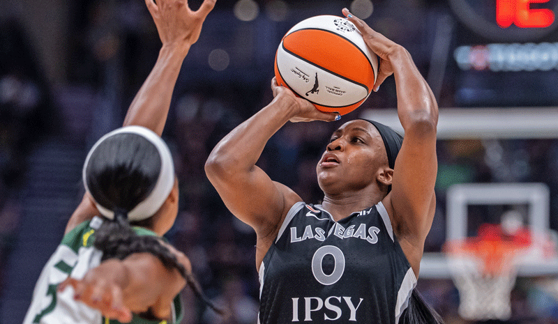 Jackie Young Las Vegas Aces WNBA