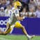 LSU Tigers quarterback Garrett Nussmeier (18) is forced out of the pocket by the South Carolina Gamecocks.