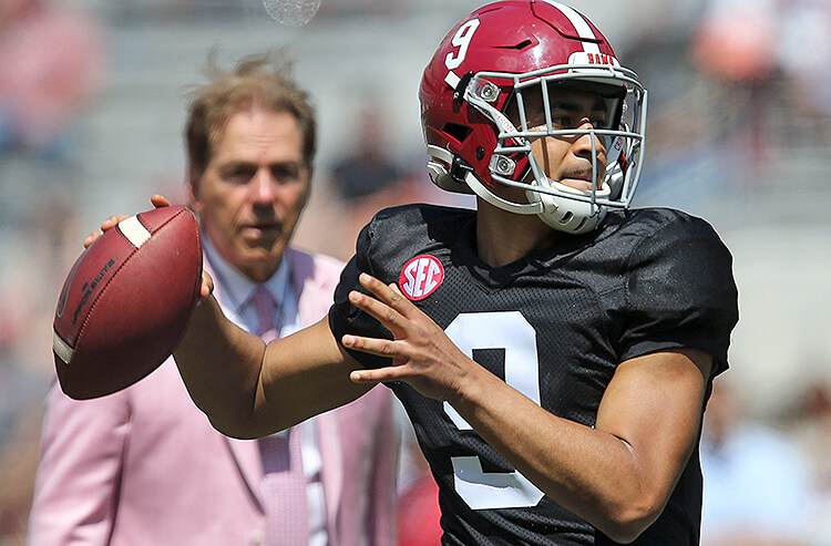 Bryce Young Alabama Crimson Tide NCAAF College Football Conference Championship Odds: 'Bama the Big Faves to Win the SEC