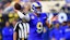 Los Angeles Rams quarterback Matthew Stafford (9) throws.