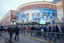 Football fans line up outside of Gate A of Ford Field before the NFC divisional round between Detroit Lions and Washington Commanders in Detroit on Saturday, Jan. 18, 2025.