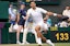 London, United Kingdom; Novak Djokovic (SRB) plays against Matteo Berrettini (ITA) in the men’s final on Centre Court at All England Lawn Tennis and Croquet Club. - USA TODAY Sports