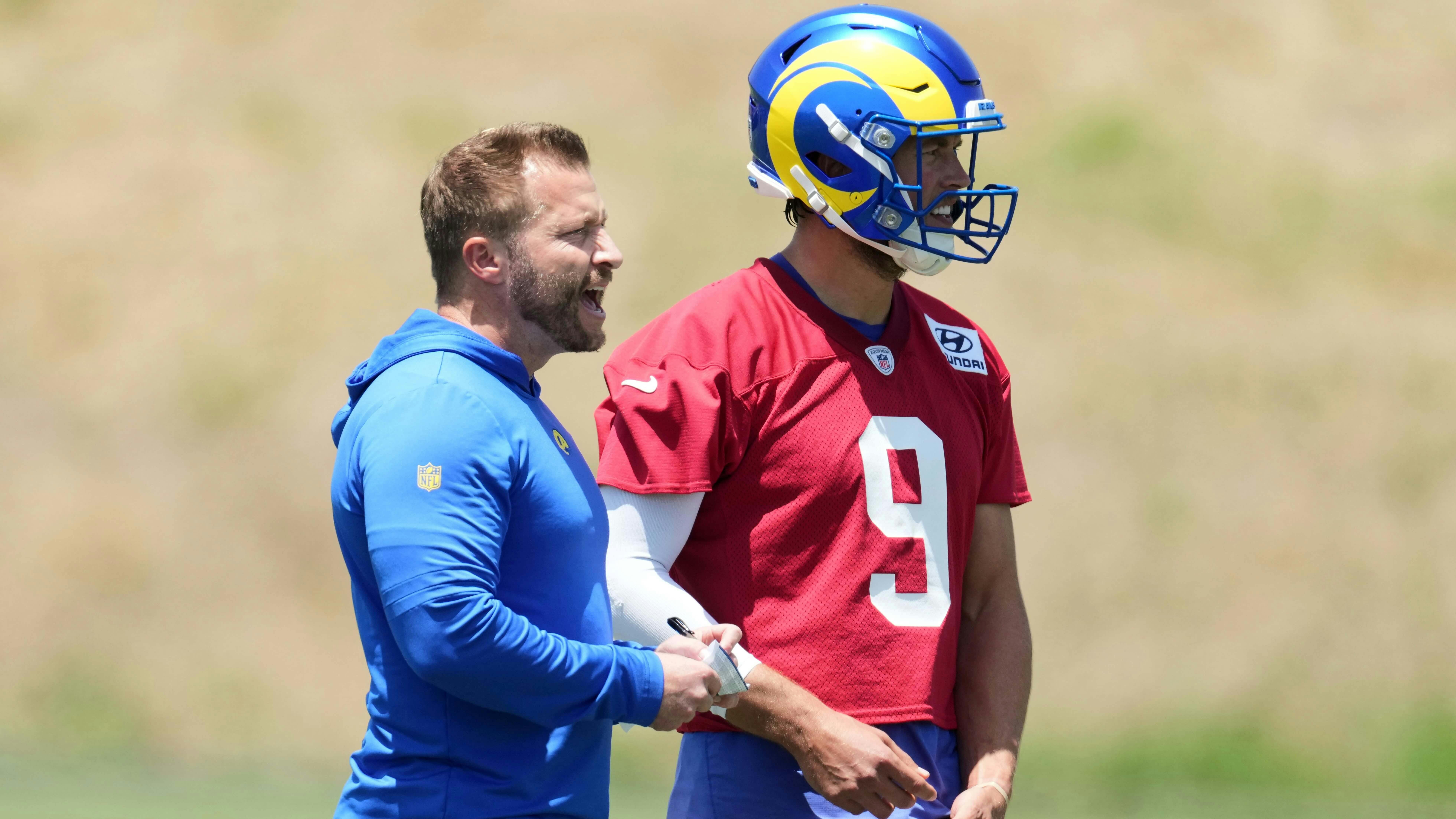 Sean McVay Matt Stafford Los Angeles Rams NFL