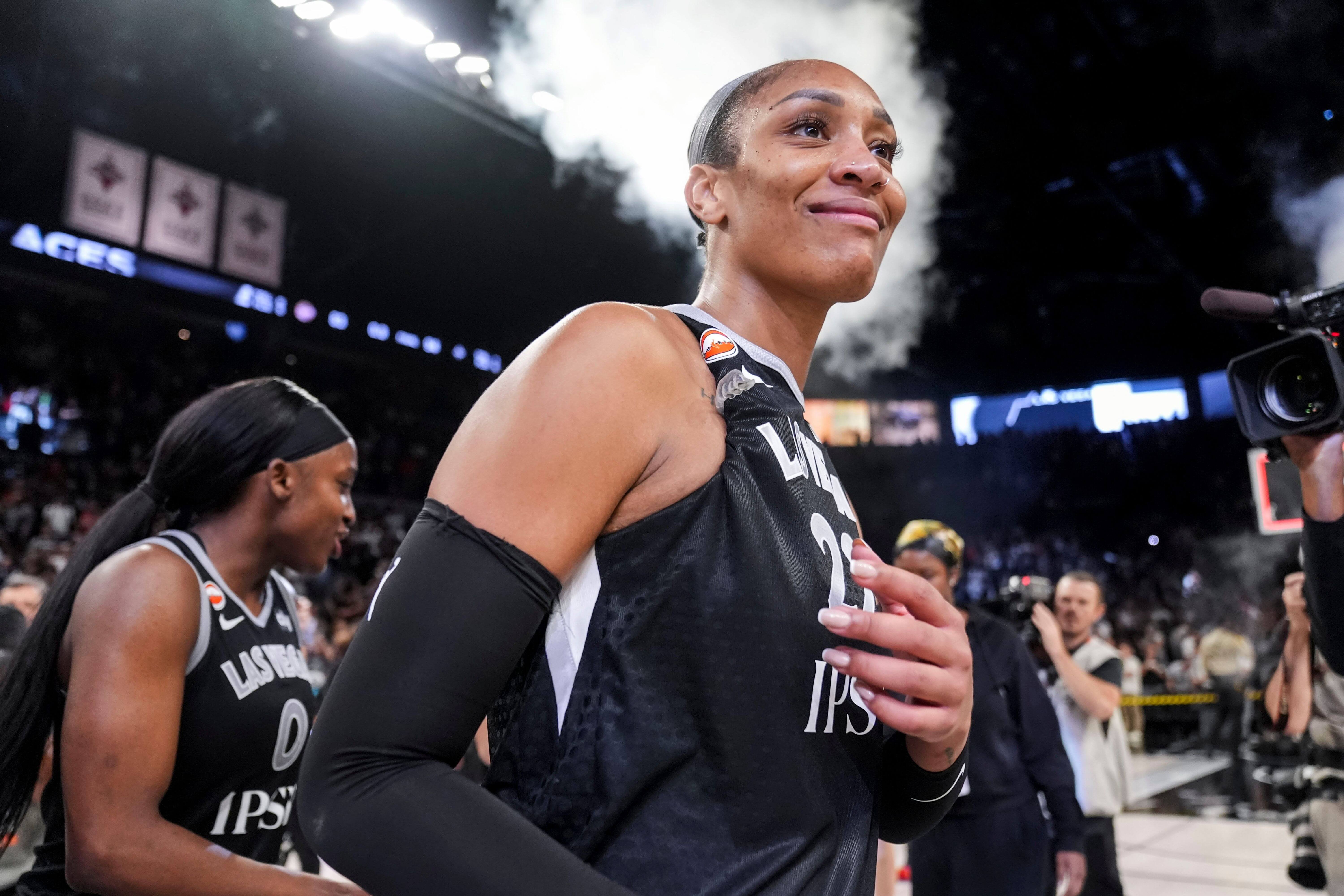 A'ja Wilson Las Vegas Aces WNBA