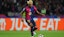 Lamine Yamal of FC Barcelona during the UEFA Champions League match.
