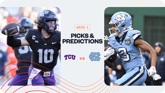 How To Bet - TCU vs North Carolina Prediction, Picks & Best Bets for Today — College Football Week 1