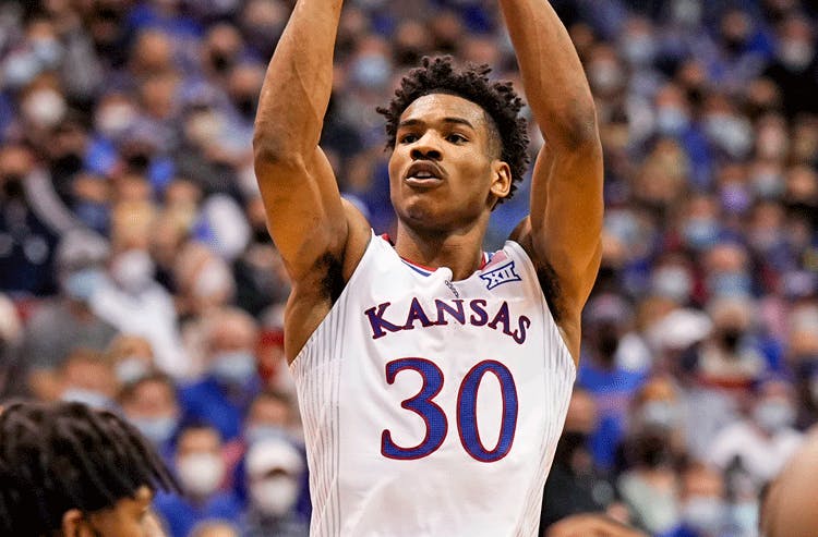 Ochai Agbaji Kansas Jayhawks College Basketball