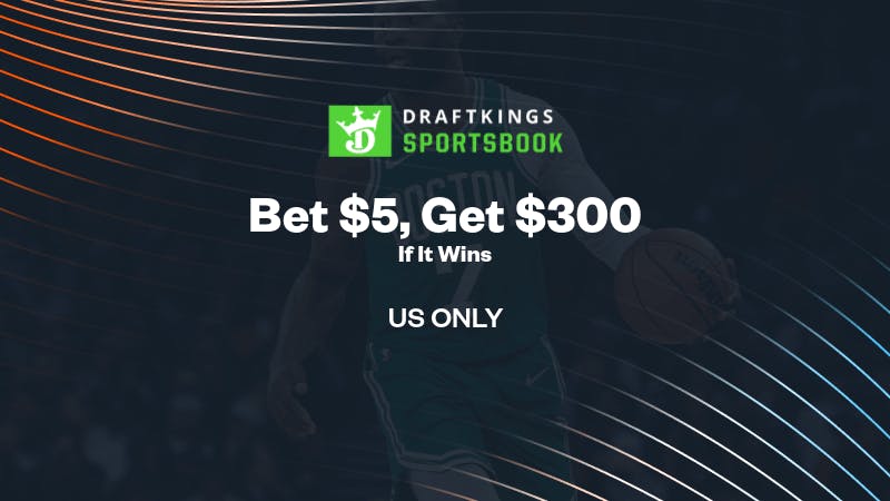 No DraftKings promo code needed for Cavaliers vs Celtics! Bet $5, get $300 bonus bets if you win plus 3 months NBA League Pass on Wednesday.