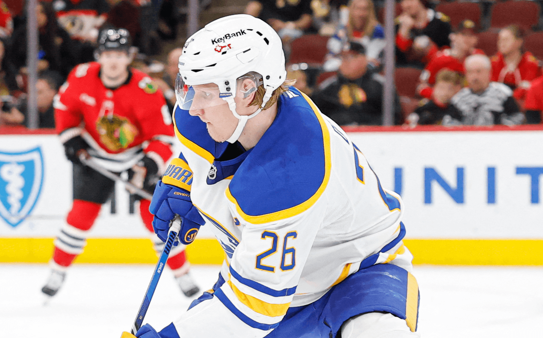 Rasmus Dahlin of the Buffalo Sabres NHL