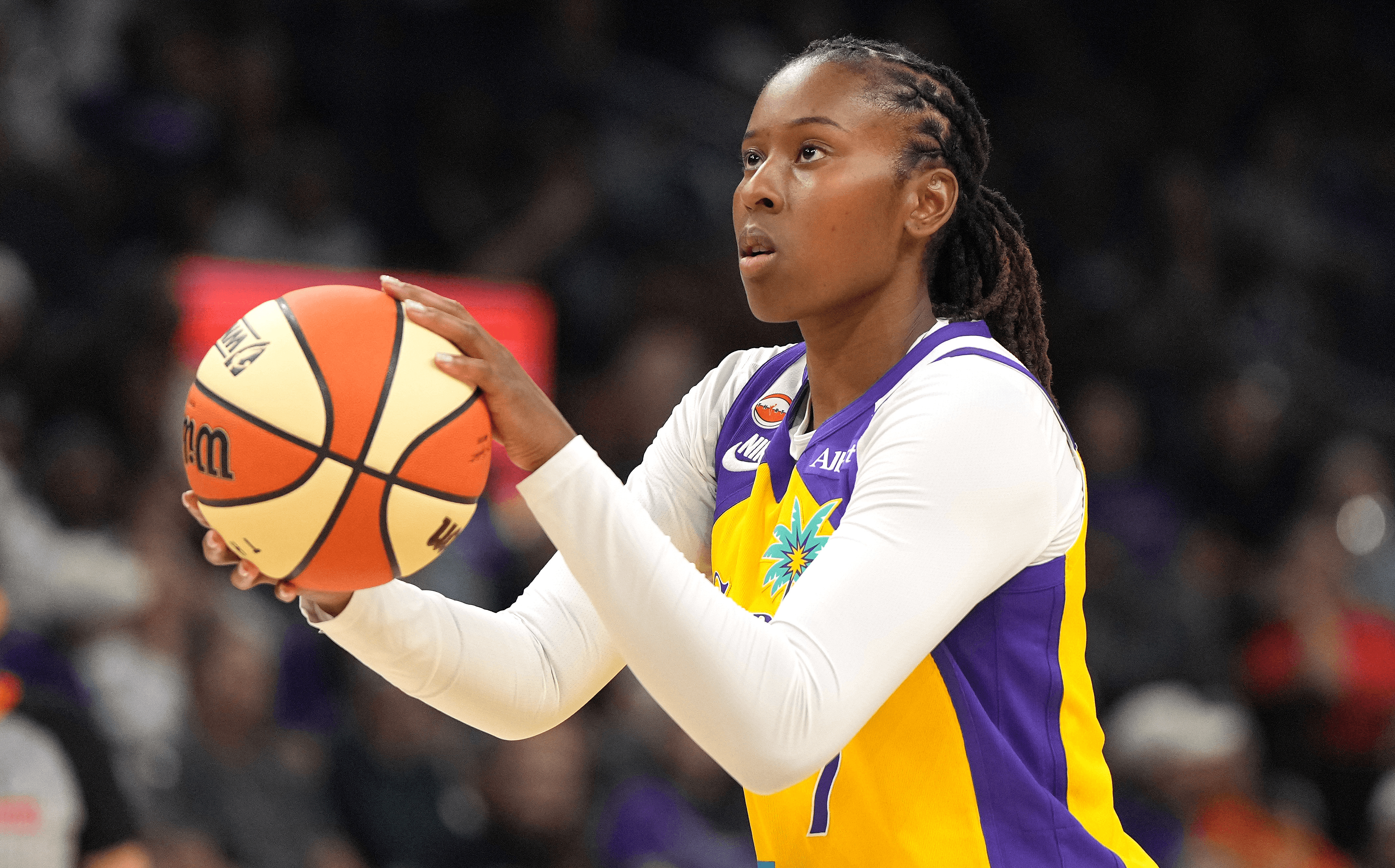 Ariel Atkins of the LA Sparks WNBA