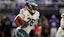 Philadelphia Eagles running back Saquon Barkley (26) runs the ball.