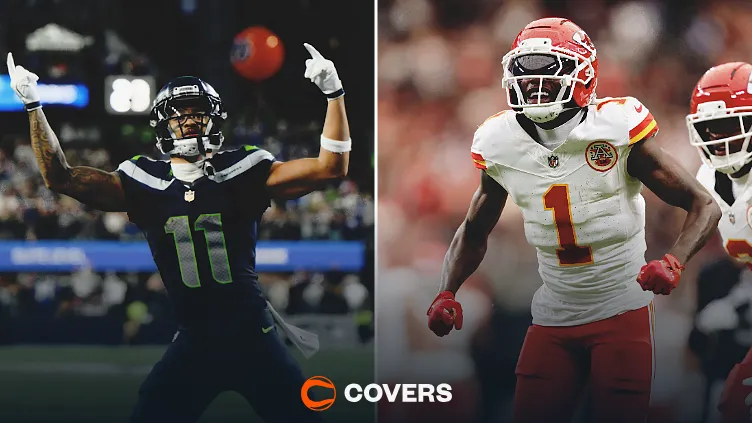 Chiefs vs Seahawks Computer Picks, jaxon smith-njigba, Seattle Seahawks, Xavier Worthy, Kansas City Chiefs