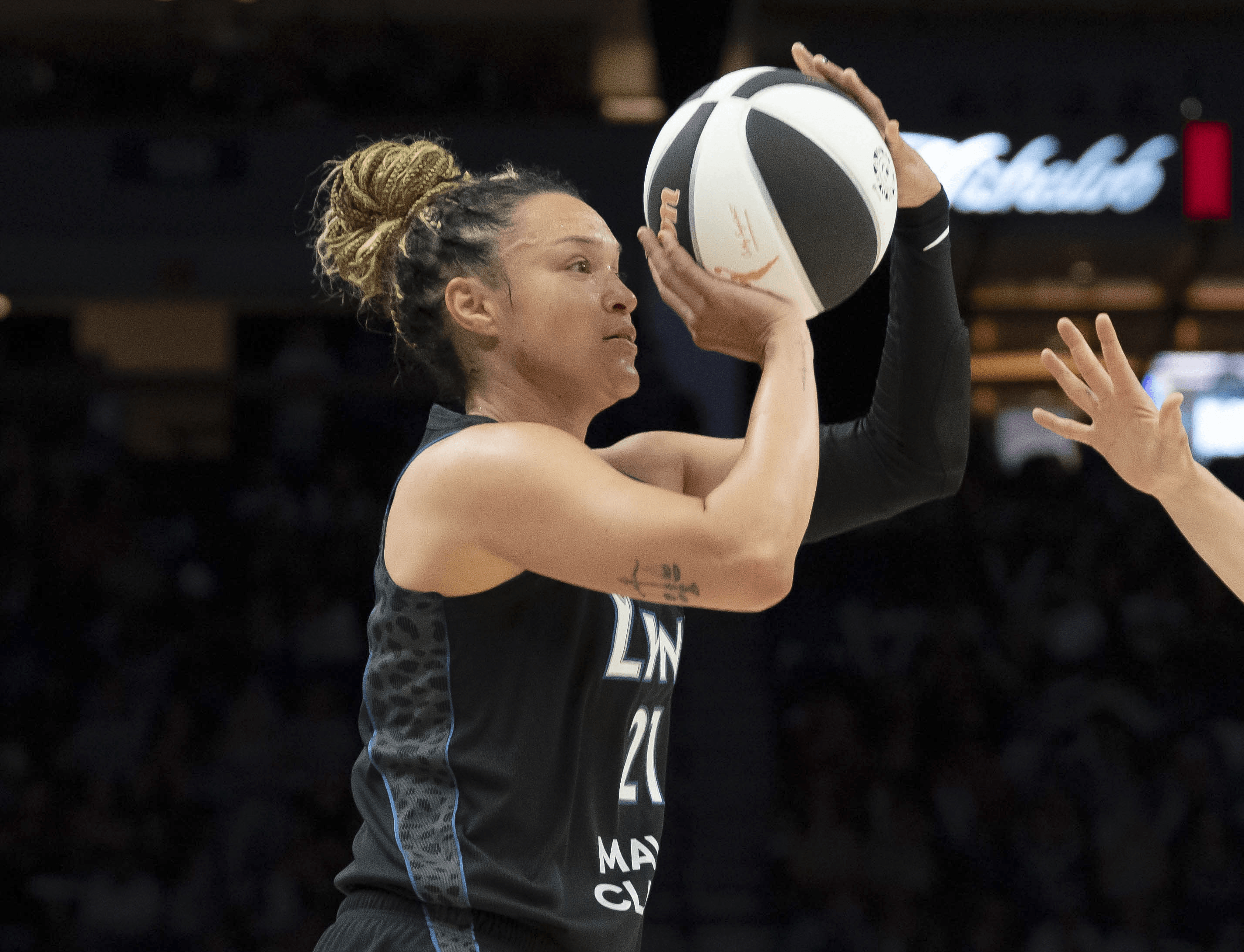 Kayla McBride of the Minnesota Lynx WNBA