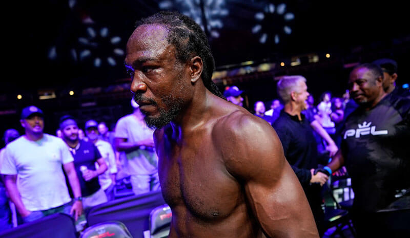 Jason Jackson during the PFL World Tournament welterweight semifinal.