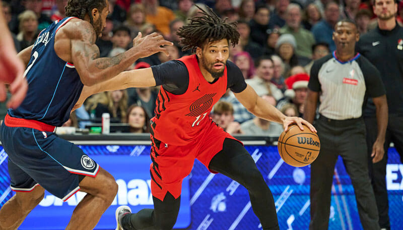 Shaedon Sharpe Portland Trail Blazers NBA