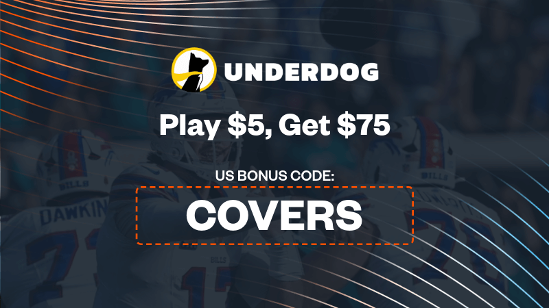 How To Bet - Underdog Promo Code 'COVERS': Play $5, Get $75 On An NFL Divisional Round Weekend Game