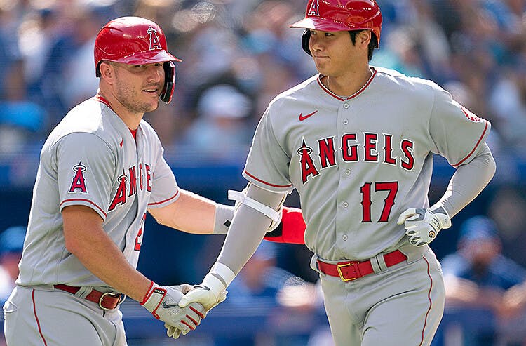 Los Angeles Angels stars Mike Trout and Shohei Ohtani MLB