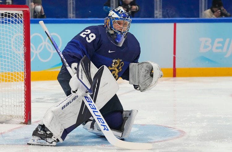 Harri Sateri Finland men's hockey team Olympics