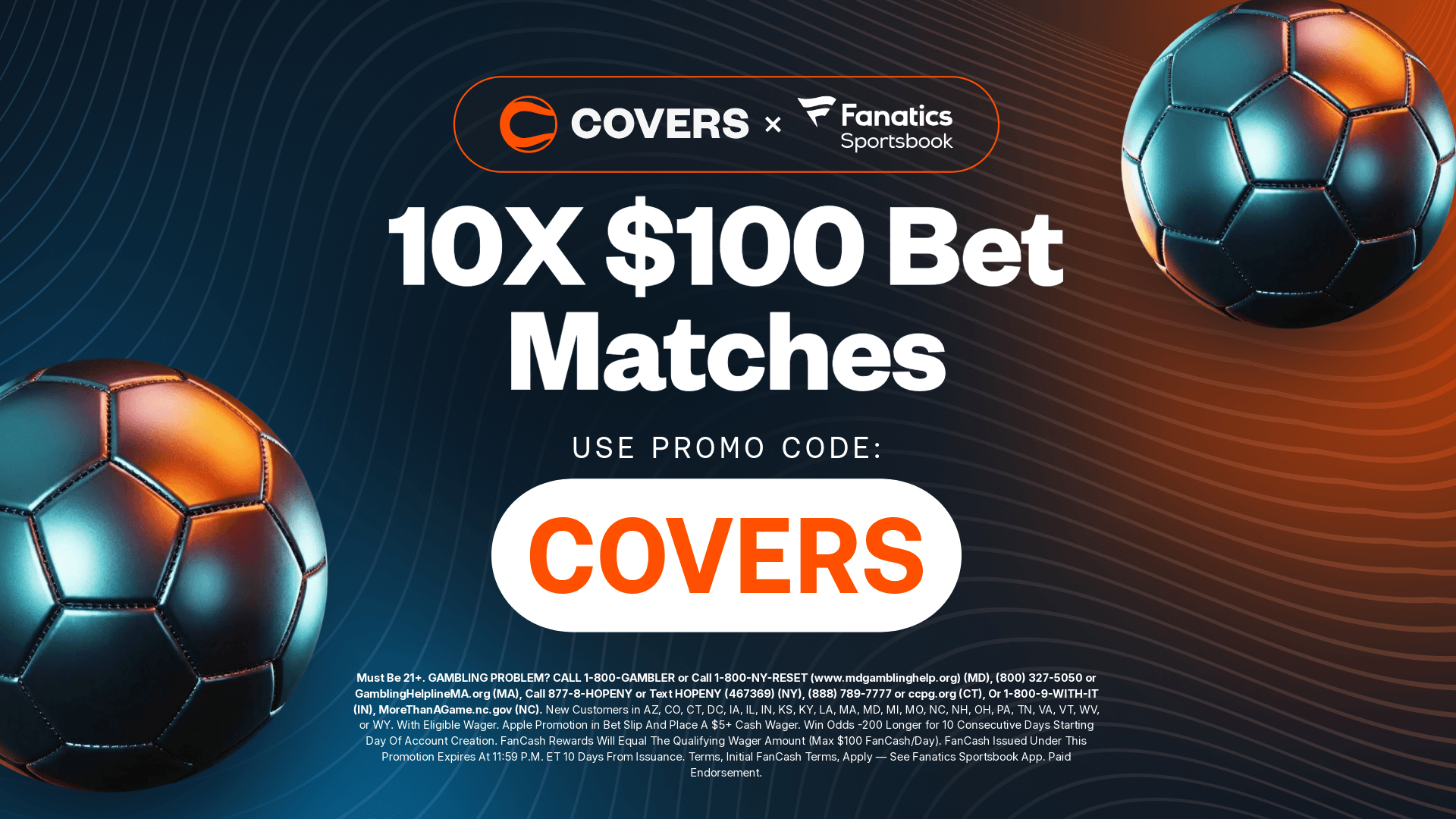 Start claiming FanCash with the Fanatics Sportsbook promo code.