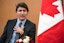 Canada's prime minister Justin Trudeau speaks during the meeting with PM Donald Tusk in Warsaw. The Canadian Prime Minister Justin Trudeau after his visit in Kyiv, arrived in Warsaw and met with Donald Tusk - Poland's PM. 