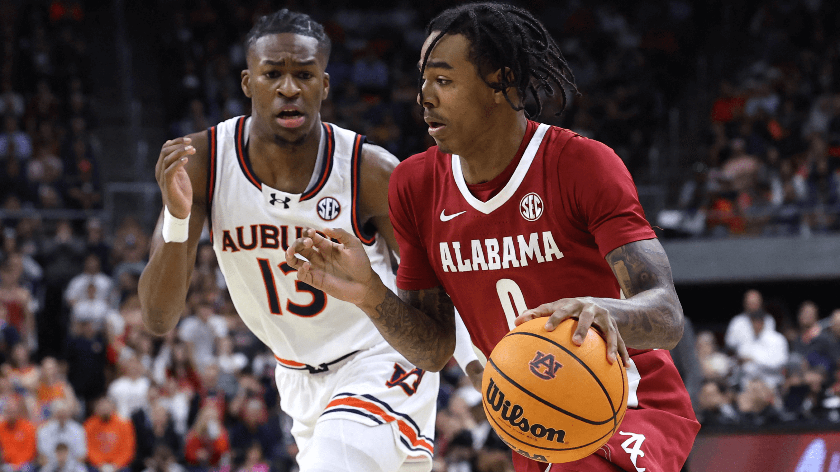 Alabama Crimson Tide Auburn Tigers college basketball Labaron Philon